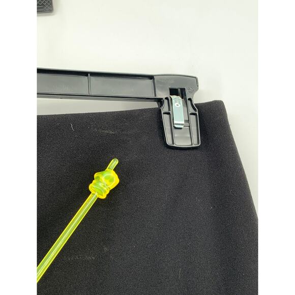 H&M Women's Black Solid Black High-Rise Wide-Leg Pull-On Pants SZ S - Picture 4 of 12